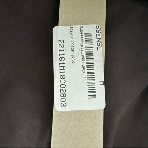 NWT FEAR OF GOD ESSENTIALS Barn Jacket Iron M - Picture 15 of 15